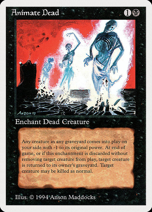 Animate Dead from Summer Magic / Edgar