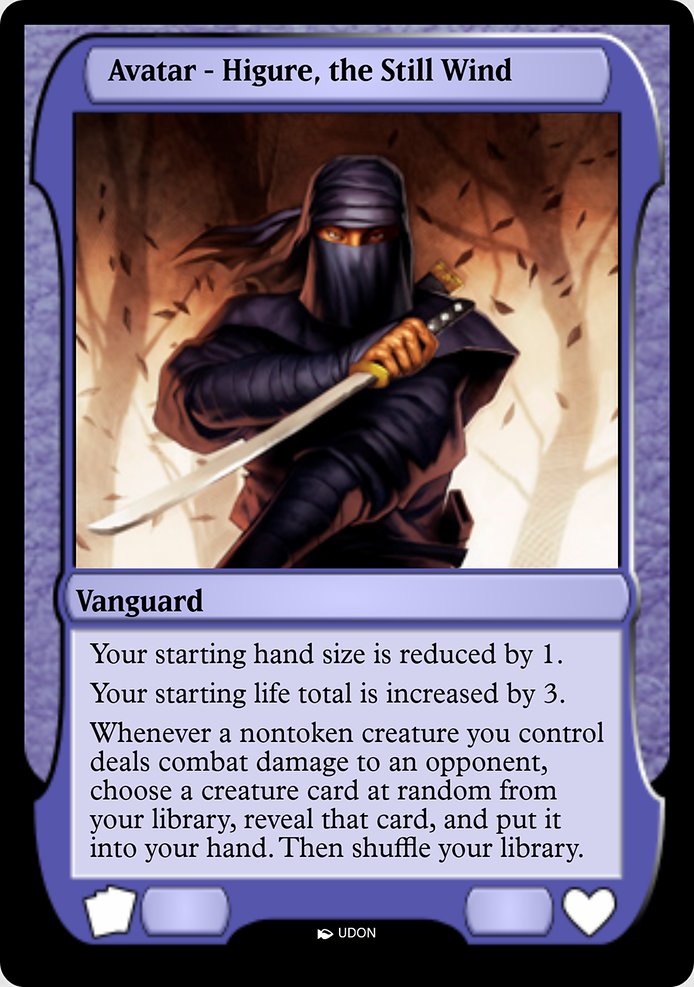 Higure, the Still Wind Avatar highlighted card art