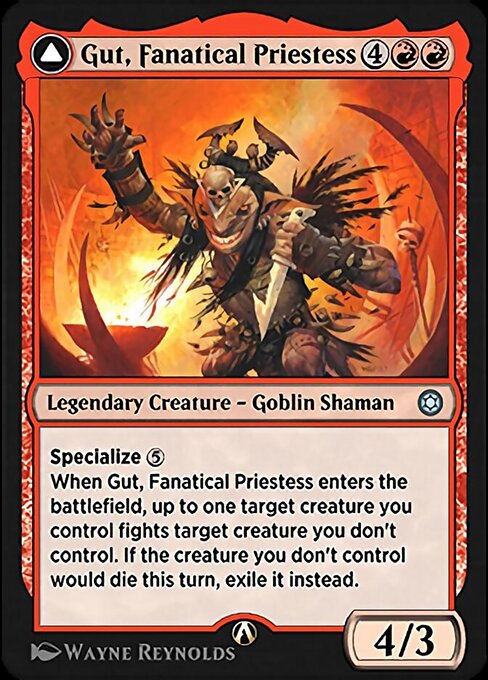 Gut, Fanatical Priestess highlighted card art