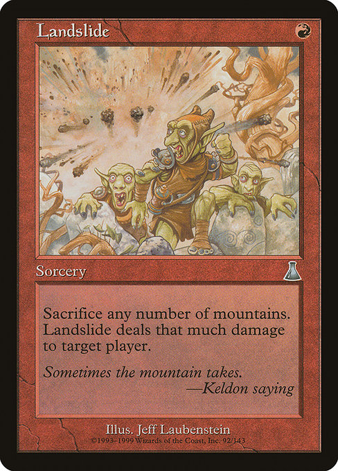 Landslide highlighted card art