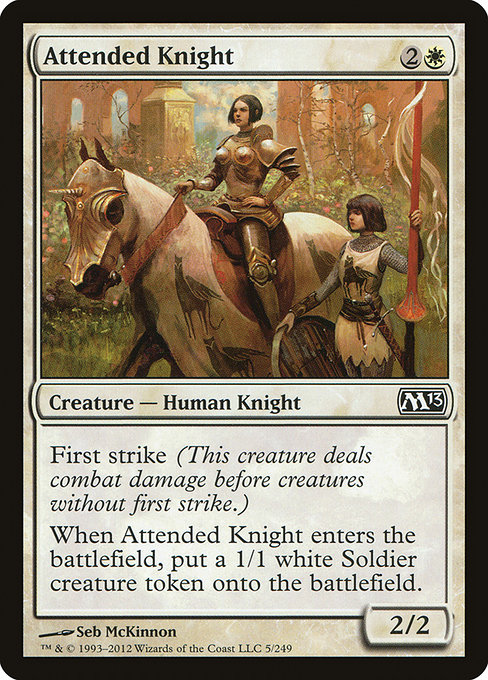 Attended Knight from Magic 2013