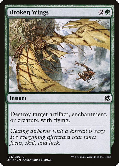Broken Wings from Zendikar Rising
