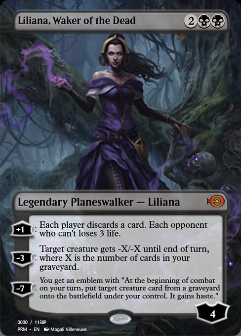 Liliana, Waker of the Dead highlighted card art