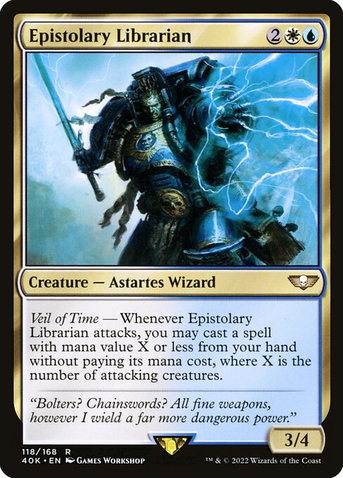 Epistolary Librarian highlighted card art