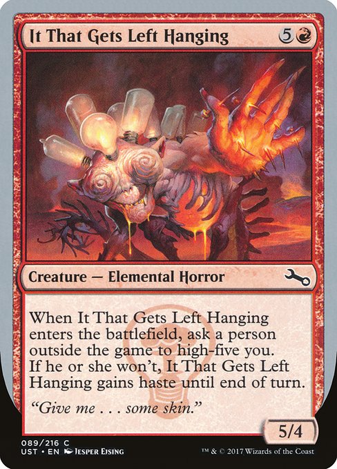 It That Gets Left Hanging highlighted card art