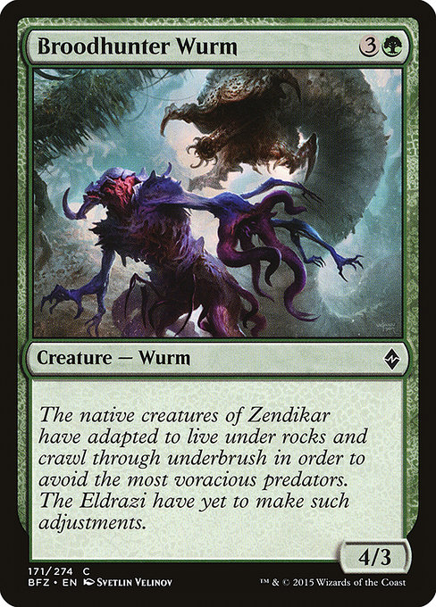 Broodhunter Wurm from Battle for Zendikar