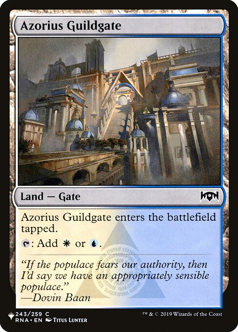 Azorius Guildgate from The List