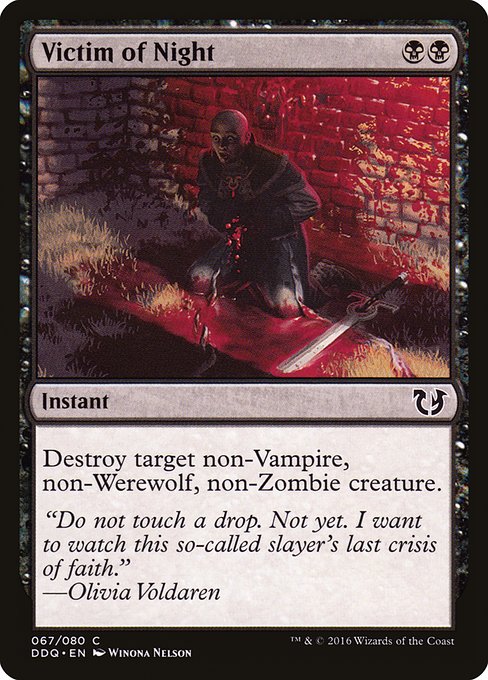 Victim of Night highlighted card art