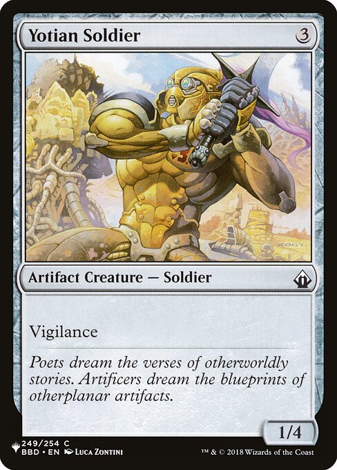 Yotian Soldier highlighted card art