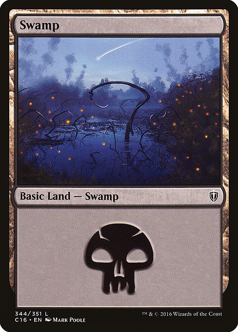 Swamp from Commander 2016