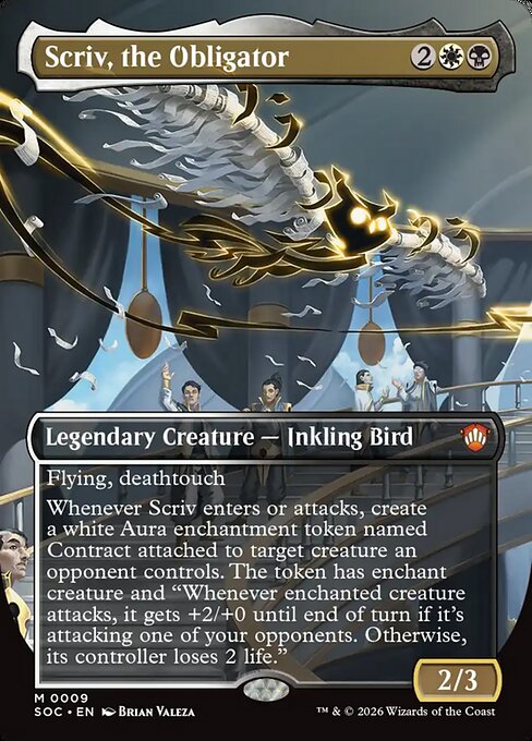 Scriv, the Obligator from Secrets of Strixhaven Commander