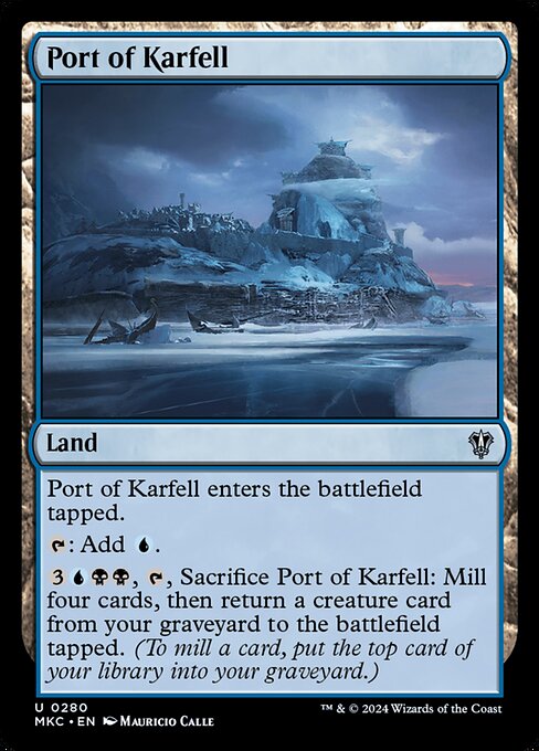 Port of Karfell highlighted card art