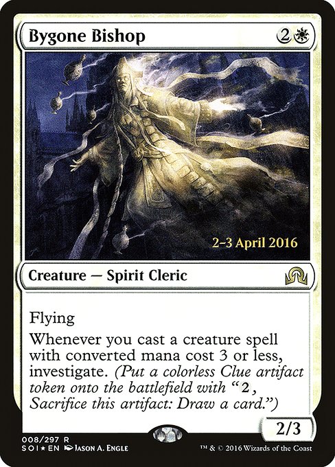 Bygone Bishop from Shadows over Innistrad Promos