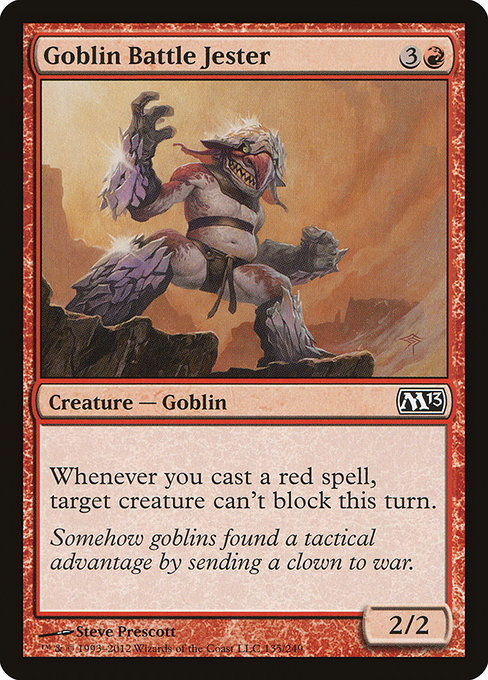 Goblin Battle Jester highlighted card art