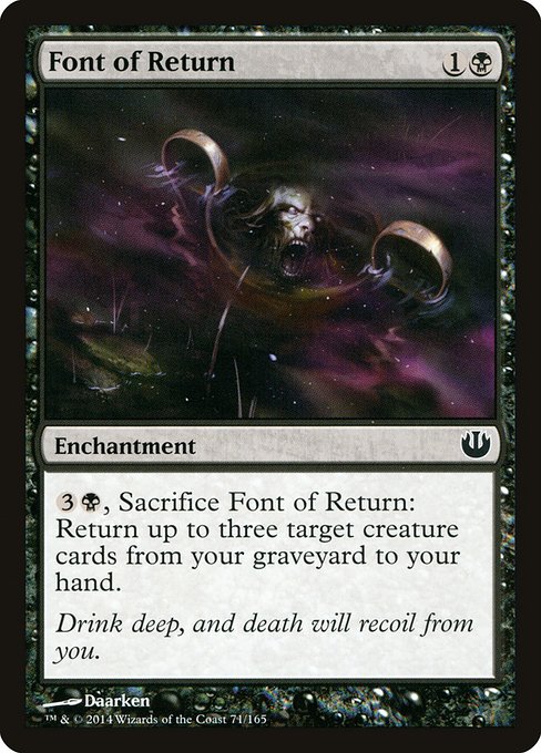 Font of Return highlighted card art