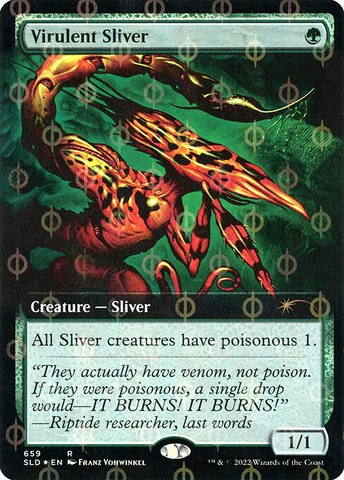 Virulent Sliver highlighted card art