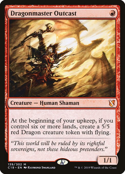 Dragonmaster Outcast from Commander 2019