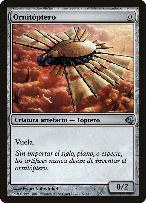 Ornithopter from Salvat 2011