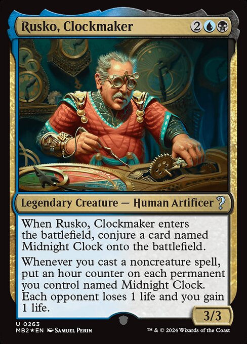 Rusko, Clockmaker highlighted card art