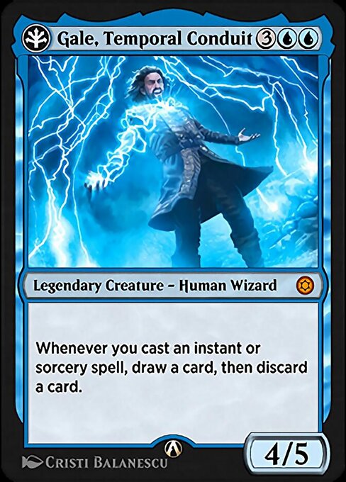 Gale, Temporal Conduit highlighted card art