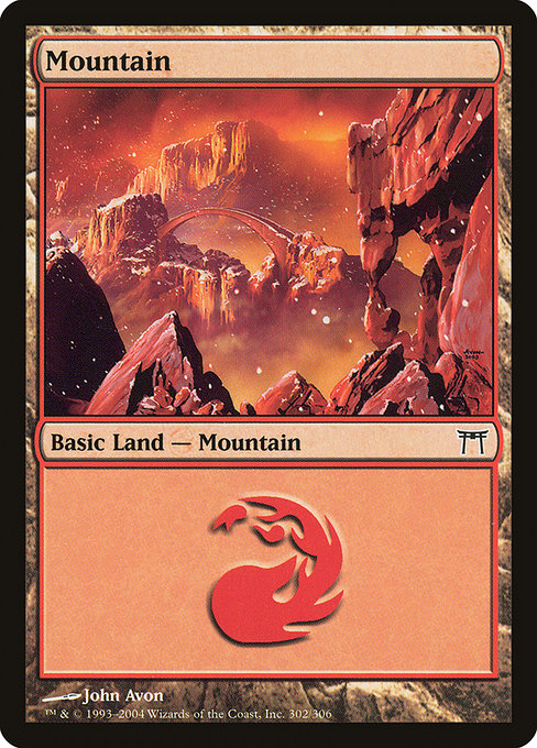 Mountain from Champions of Kamigawa