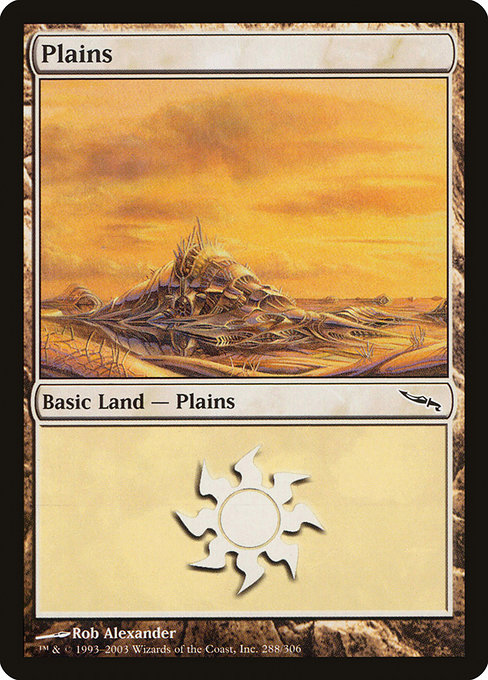 Plains from Mirrodin