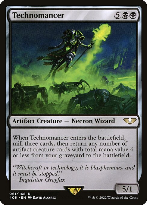 Technomancer highlighted card art