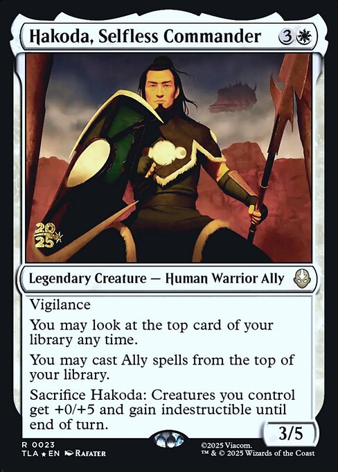 Hakoda, Selfless Commander from Avatar: The Last Airbender Promos