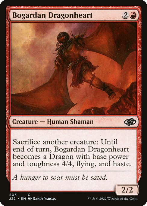 Bogardan Dragonheart highlighted card art