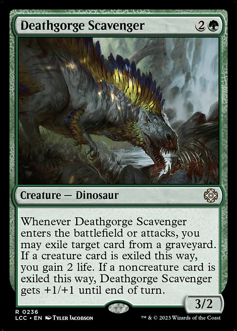 Deathgorge Scavenger highlighted card art