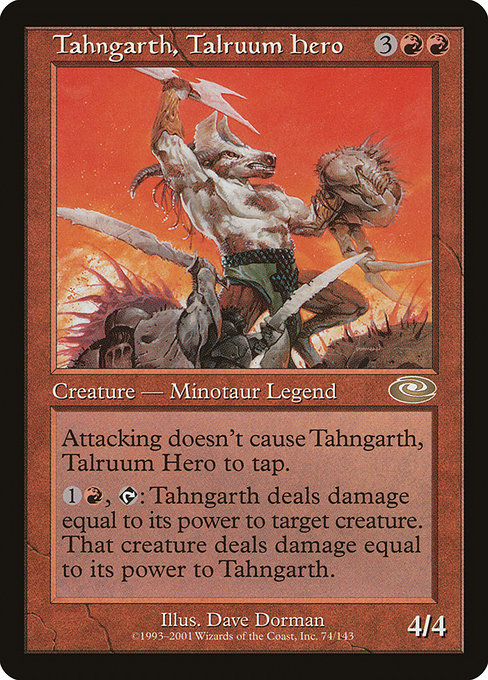 Tahngarth, Talruum Hero from Planeshift