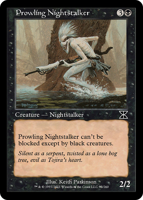 Prowling Nightstalker highlighted card art