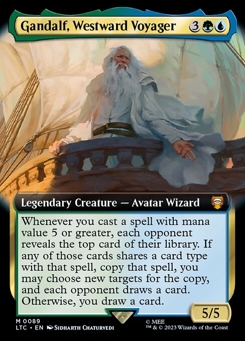 Gandalf, Westward Voyager from Tales of Middle-earth Commander