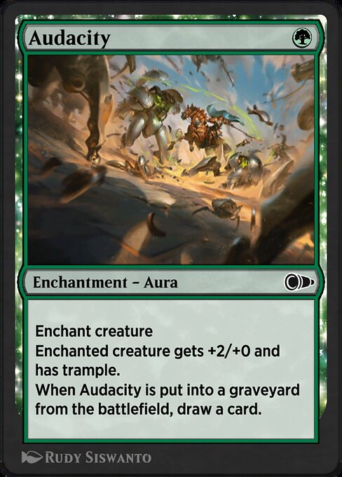 Audacity highlighted card art