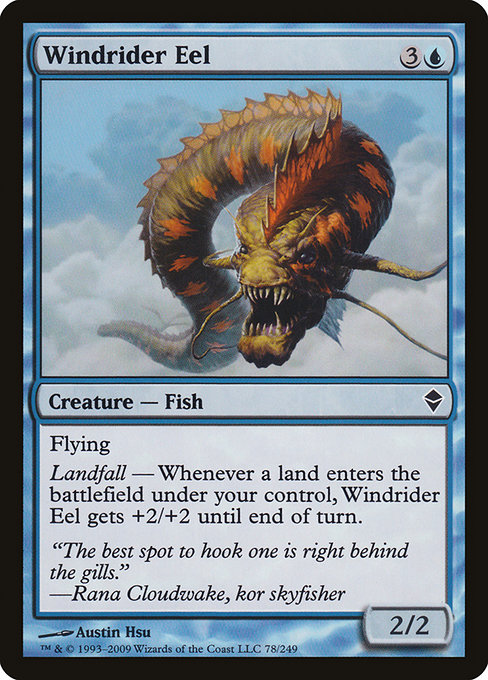 Windrider Eel from Zendikar