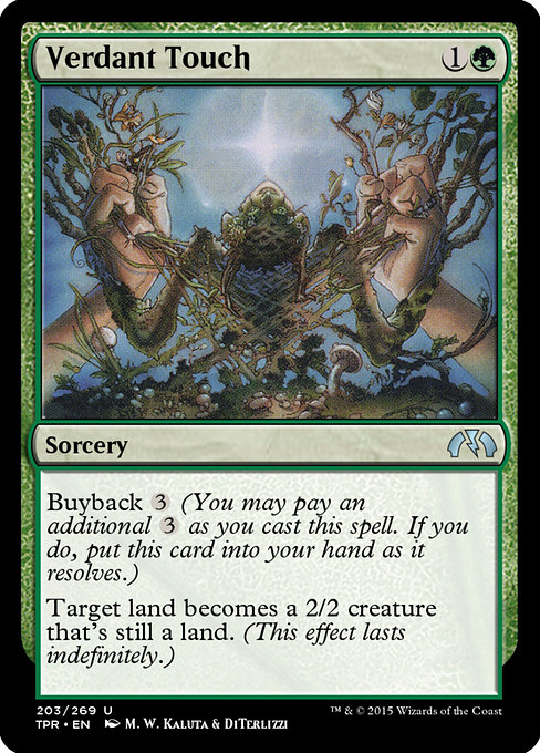 Verdant Touch highlighted card art