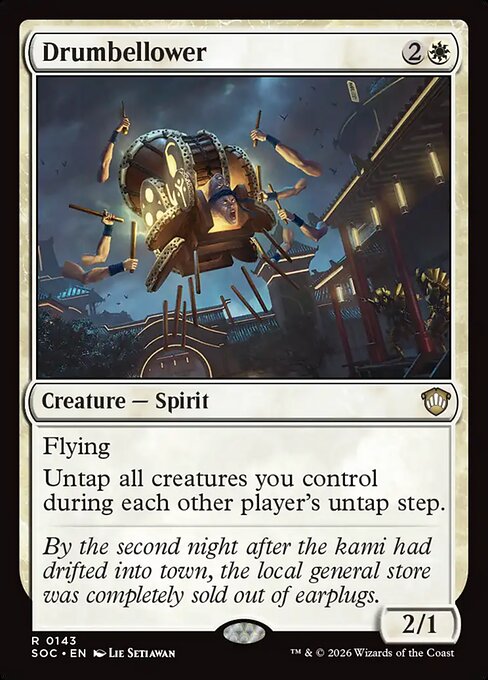Drumbellower from Secrets of Strixhaven Commander