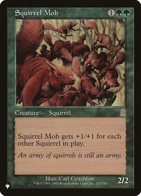 Squirrel Mob from The List