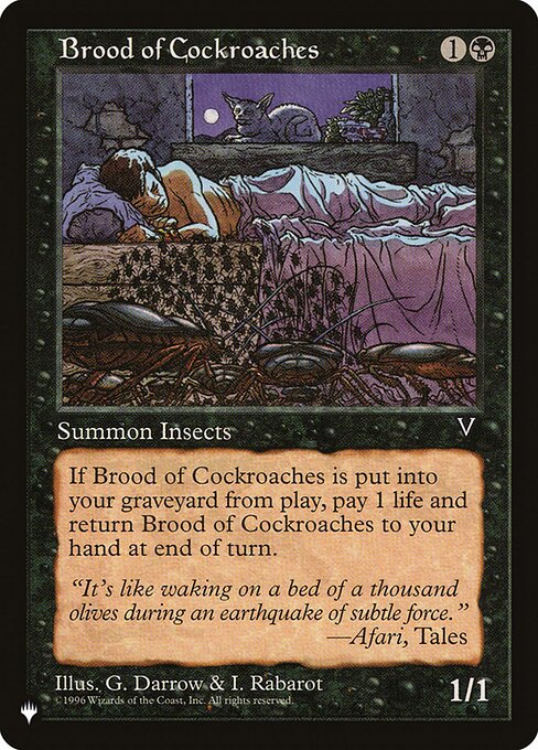Brood of Cockroaches highlighted card art