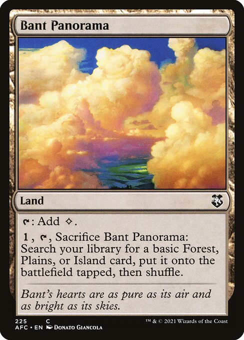 Bant Panorama from Forgotten Realms Commander