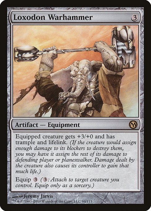 Loxodon Warhammer from Duels of the Planeswalkers