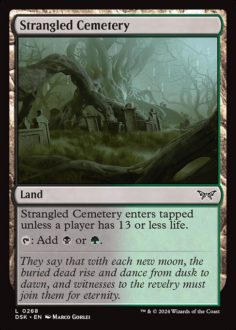 Strangled Cemetery highlighted card art