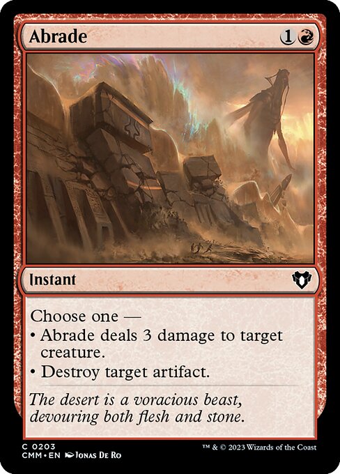 Abrade from Commander Masters