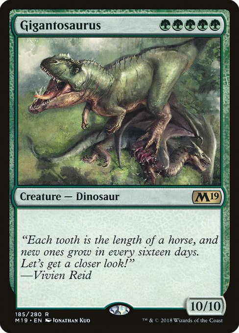 Gigantosaurus from Core Set 2019