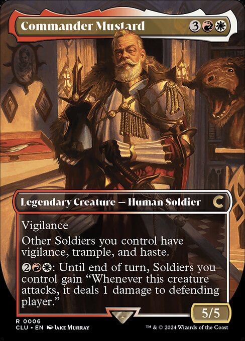 Commander Mustard highlighted card art