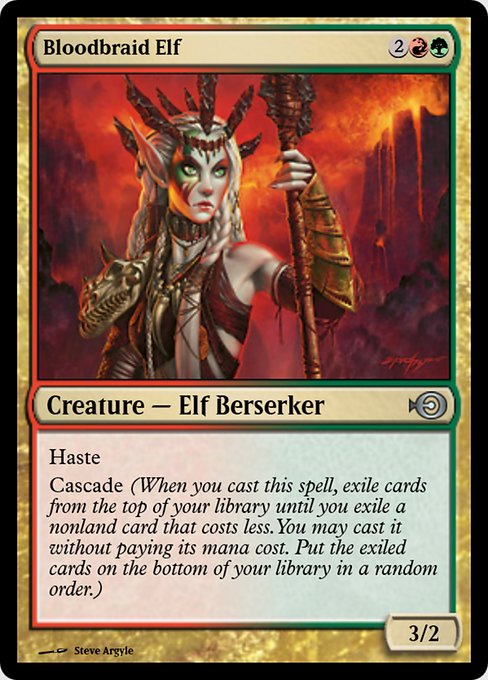 Bloodbraid Elf from Magic Online Promos