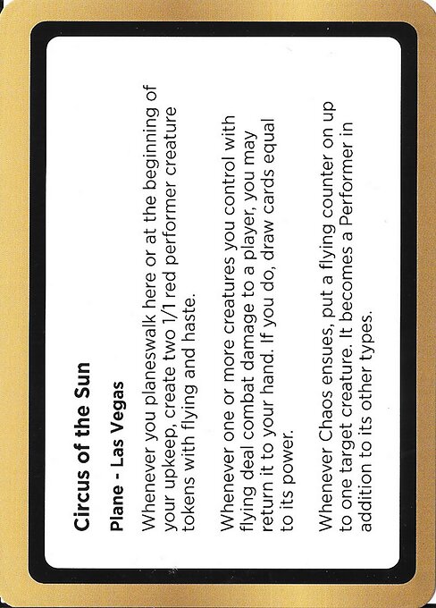 Circus of the Sun highlighted card art