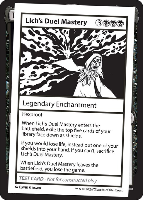 Lich's Duel Mastery highlighted card art