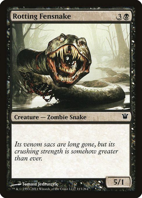 Rotting Fensnake highlighted card art