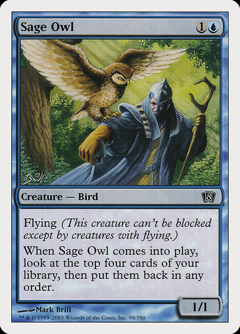 Sage Owl from Eighth Edition